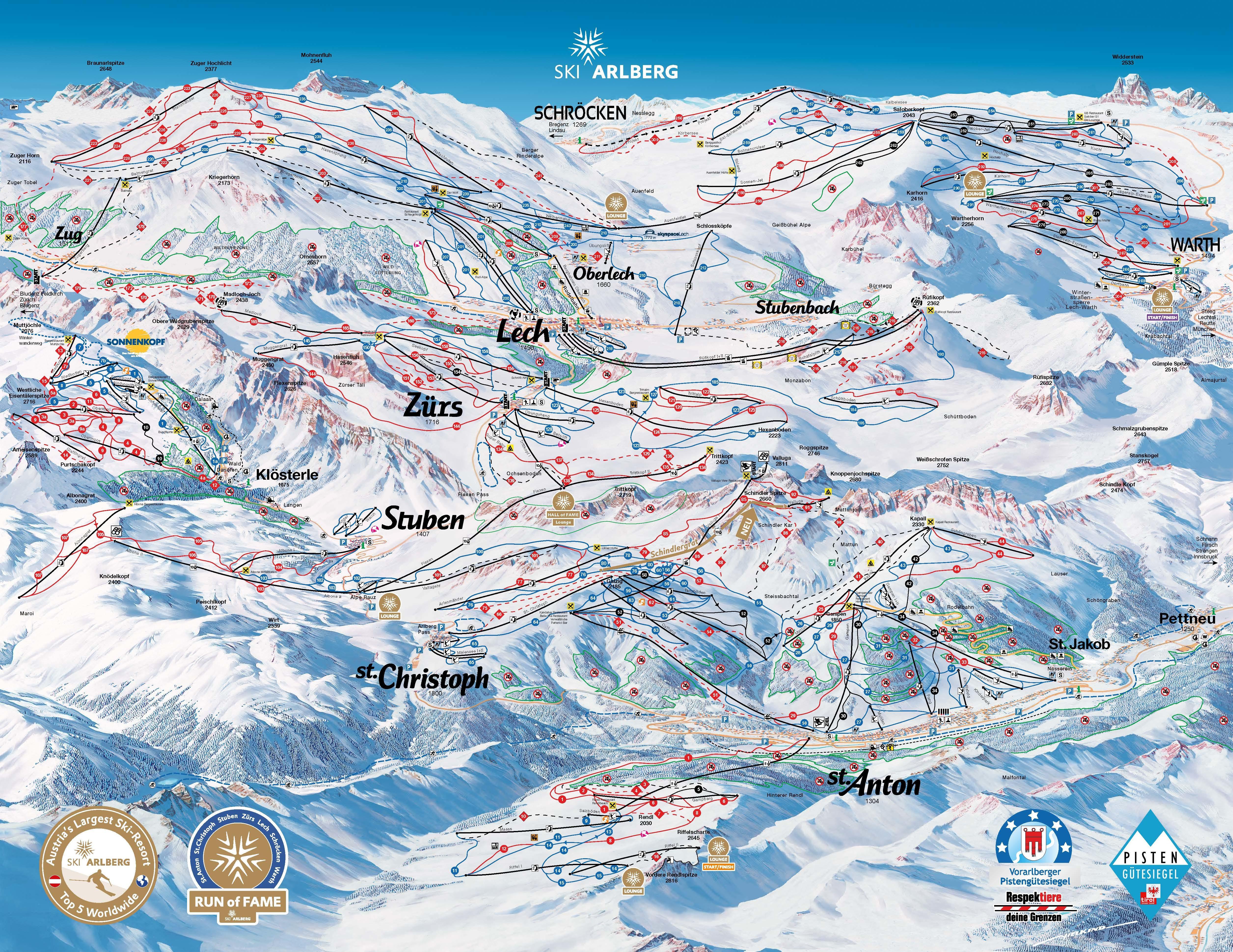 Arlberg Skiregion